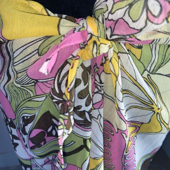 Boho Pants scarf style tie waist , swim cover up. Boutique - Picture 5 of 7